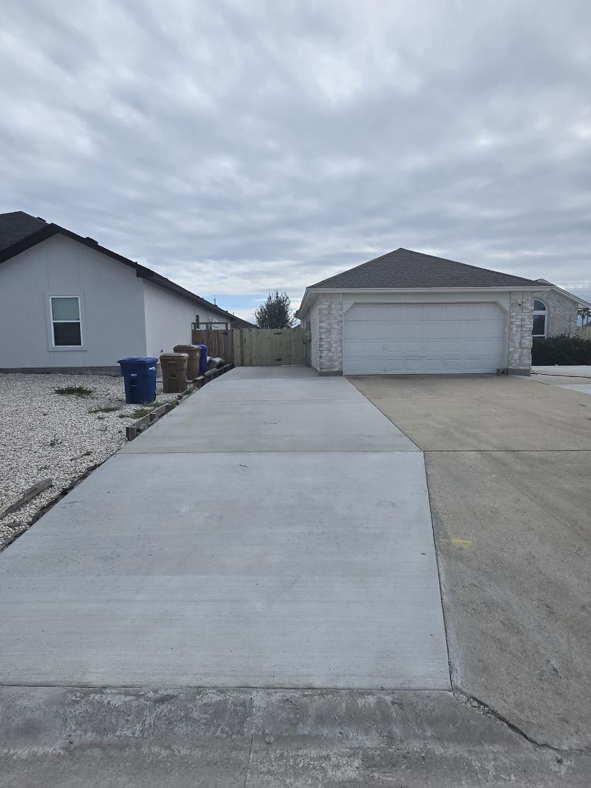 Driveway extension complete