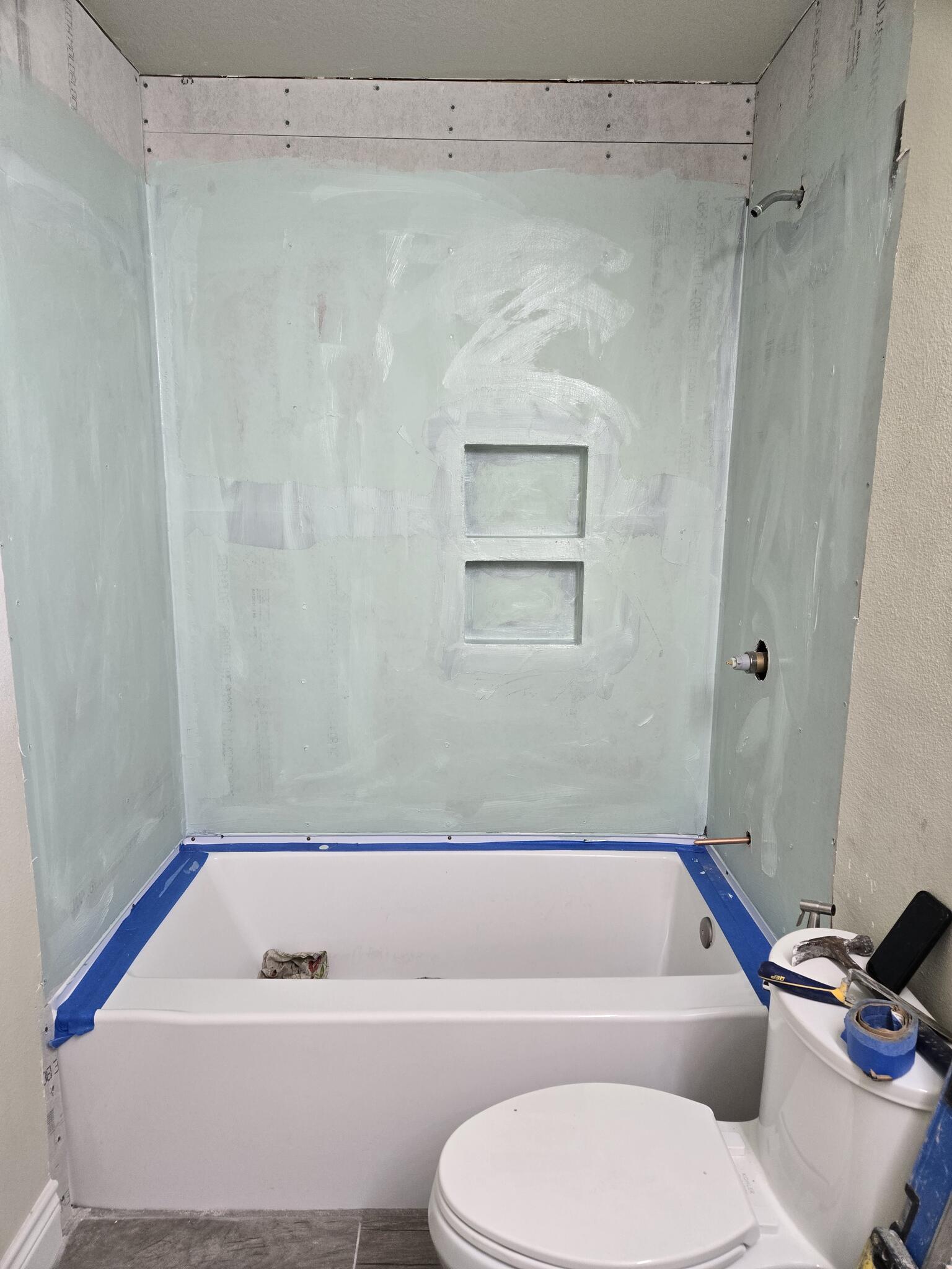 Shower waterproofing